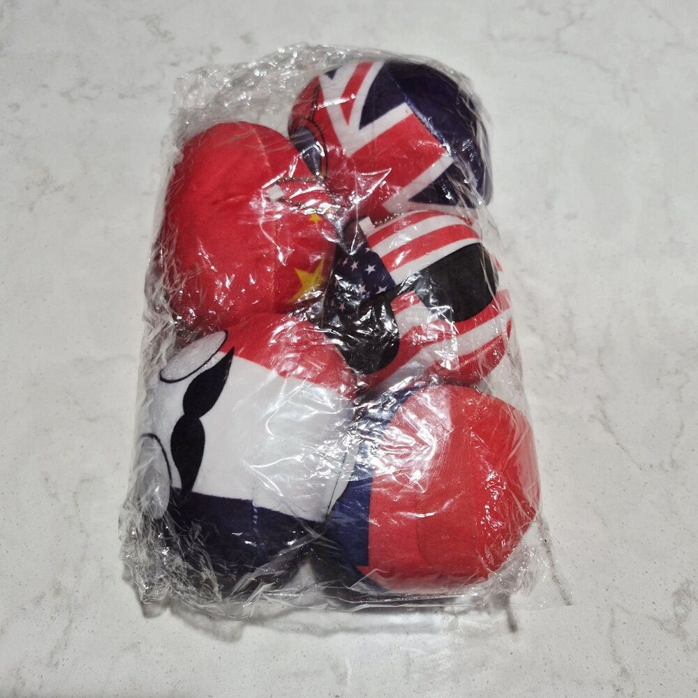 Countryballs Plush Keychain 5pc Lot Polandball Mini Stuffed Toy USA UK US Seller